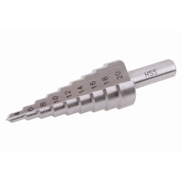 LÉPCSÕS FÚRÓSZÁR 4-20mm HSS