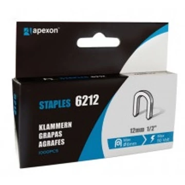 APEXON KÁBELRÖGZÍTŐ KAPOCS 12mm 6212/M