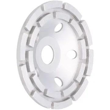 GYÉMÁNT CSISZOLÓTÁRCSA FEHÉR 125*22,2*5,5 CWW-ECO KÉTSOROS ECONOMY silver d