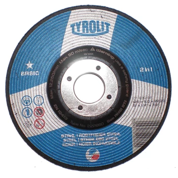 TISZTÍTÓ KORONG TYROLIT 178X6mm 10db/csom