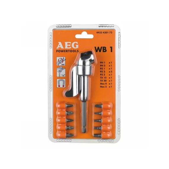 AEG SAROKCSAVAROZÓ ADAPTER WB1 11részes