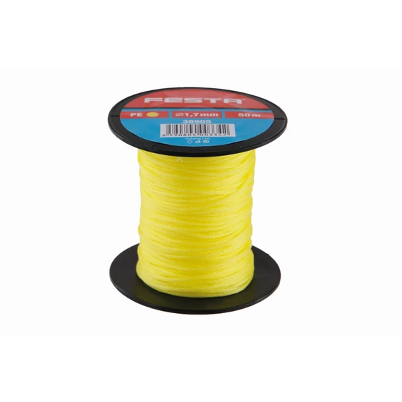 KŐMŰVES ZSINÓR 1,7mm*50m SÁRGA