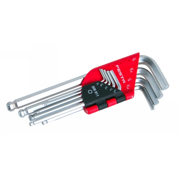 IMBUSZKULCS KLT 9r. 1/16"-3/8" CrV FESTA