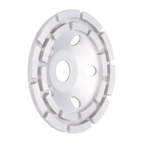 GYÉMÁNT CSISZOLÓTÁRCSA FEHÉR 125*22,2*5,5 CWW-ECO KÉTSOROS ECONOMY silver d