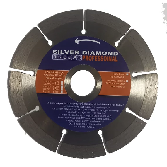 GYÉMÁNT T. SILVER D. 115 PROFI SZEGM.