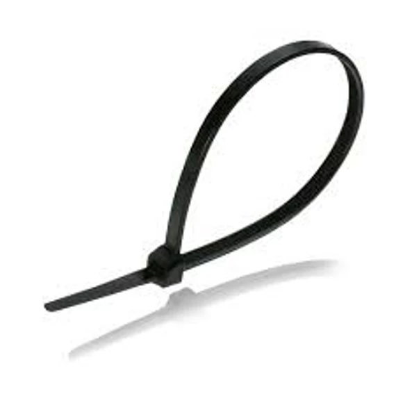 KÁBELKÖTEGELŐ FEKETE 2,5x160mm 100db/cs. COBRA